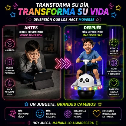 🐼 SALTARÍN LED —  ¡Menos pantallas, más diversión!