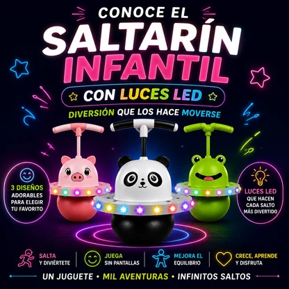 🐼 SALTARÍN LED —  ¡Menos pantallas, más diversión!