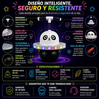 🐼 SALTARÍN LED —  ¡Menos pantallas, más diversión!